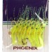 Самодур для ловли рыбы, Phoenix A0081, 6 крючков, размер №11